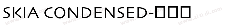 SKIA CONDENSED字体转换